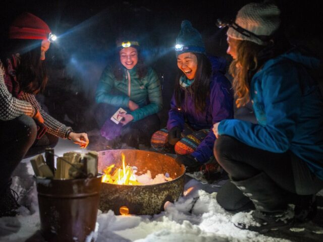 Bonfire Pic for Canmore Stories